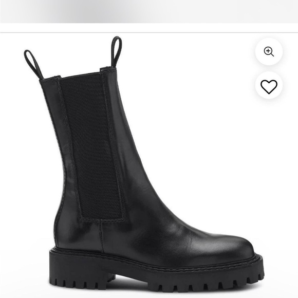 Angie Chelsea Boots High Shaft Black Boots Size 6 $330 - Picture 1 of 7